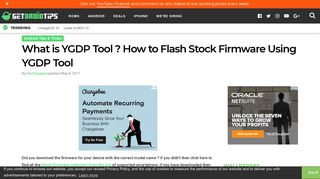 
                            10. What is YGDP Tool ? How to Flash Stock Firmware Using YGDP Tool