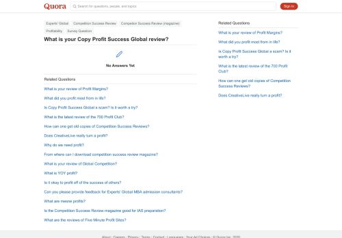 
                            10. What is your Copy Profit Success Global review? - Quora