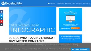 
                            11. What Logins Should I Give My SEO Company? | Boostability