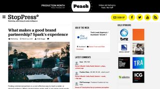 
                            12. What makes a good brand partnership? Spark's experience | StopPress