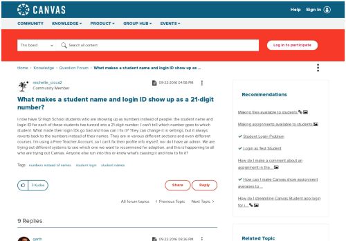 
                            9. What makes a student name and login ID show up ... | Canvas LMS ...