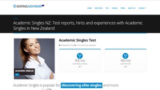 
                            3. What noone tells you about Academic Singles - DatingAdvisor.co.nz