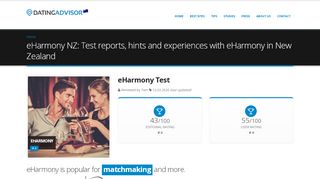 
                            9. What noone tells you about eHarmony - DatingAdvisor.co.nz