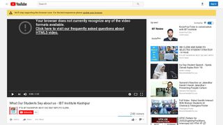 
                            7. What Our Students Say about us - IBT Institute Kashipur - YouTube
