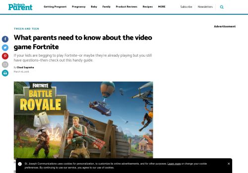 
                            10. What parents need to know about the video game Fortnite