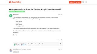 
                            6. What permissions does the facebook login function need? - ...