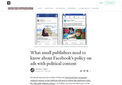 
                            13. What publishers need to know about Facebook's policy on political ads