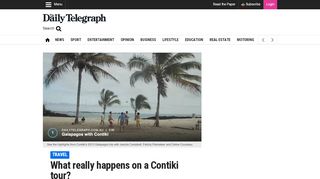 
                            5. What really happens on a Contiki tour? | Daily Telegraph