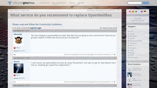 
                            12. What service do you recommend to replace OpenMailBox | Trisquel ...