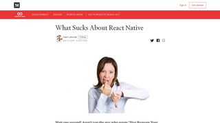 
                            12. What Sucks About React Native – Red Shift