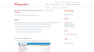 
                            6. What to do if I cannot login to SuperOffice Online? - Support ...
