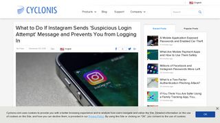 
                            2. What to Do If Instagram Sends 'Suspicious Login Attempt' Message ...