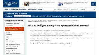 
                            6. What to do if you already have a personal Airbnb account ...