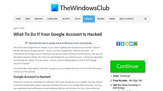 
                            8. What To Do If Your Google Account Is Hacked? - The Windows Club