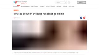 
                            2. What to do when cheating husbands go online - Philippines