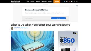 
                            2. What to Do When You Forget Your Wi-Fi Password - How-To Geek