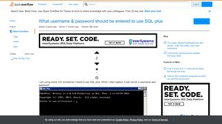 
                            9. What username & password should be entered to use SQL ...