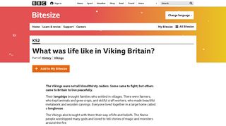 
                            9. What was life like in Viking Britain? - BBC Bitesize