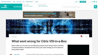 
                            9. What went wrong for Citrix VDI-in-a-Box - SearchVirtualDesktop