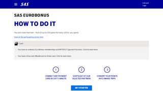 
                            10. What you do - SAS EuroBonus Member Portal