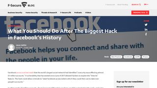 
                            9. What You Should Do After The Biggest Hack in Facebook's History