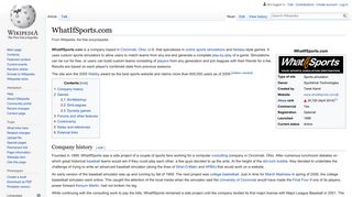 
                            5. WhatIfSports.com - Wikipedia