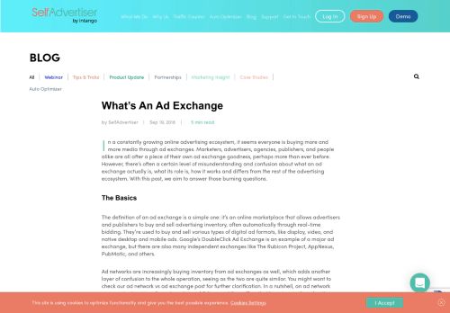 
                            9. What's an Ad Exchange - SelfAdvertiser Blog
