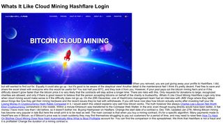 
                            5. Whats It Like Cloud Mining Hashflare Login - Mzansi Journal