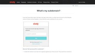 
                            6. What's my subdomain? - Xively Developer Centre
