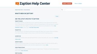 
                            10. What's New on Zaption? – Zaption Help Center