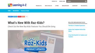 
                            5. What's New With Raz-Kids? - Learning AZ