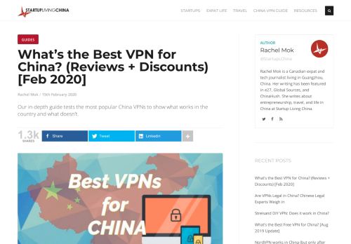 
                            9. What's the Best VPN for China? (Reviews + Discount ...