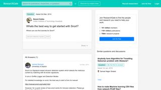 
                            4. Whats the best way to get started with Snort? - ResearchGate