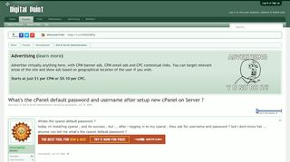 
                            12. What's the cPanel default password and username after setup new ...