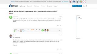 
                            11. What's the default username and password for moodle? - Moodle ...