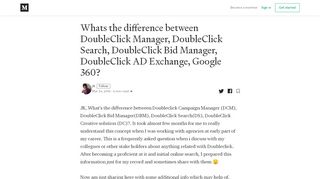 
                            10. Whats the difference between DoubleClick Manager, DoubleClick ...