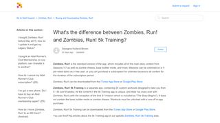 
                            7. What's the difference between Zombies, Run! and Zombies, Run! 5k ...