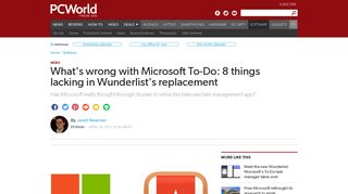 
                            12. What's wrong with Microsoft To-Do: 8 things lacking in Wunderlist's ...