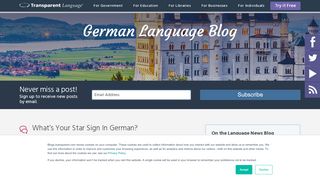
                            11. What's Your Star Sign In German? | German Language Blog