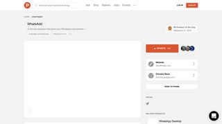 
                            9. WhatsAdd - A Chrome extension that gives your Whatsapp extra ...