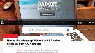 
                            12. WhatsApp 101: How to Use WhatsApp Web to Send & Receive ...