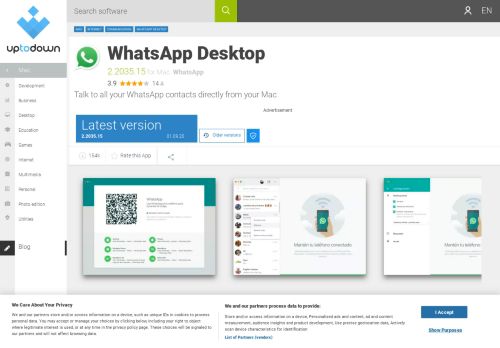 
                            9. WhatsApp Desktop 0.3.1847 for Mac - Download