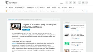 
                            8. WhatsApp desktop handleiding voor WhatsApp op je computer - iCulture