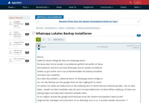 
                            6. Whatsapp Lokales Backup Installieren | AndroidPIT Forum