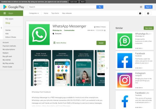
                            9. WhatsApp Messenger - Apl di Google Play