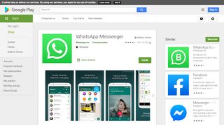 
                            12. WhatsApp Messenger – Apps no Google Play