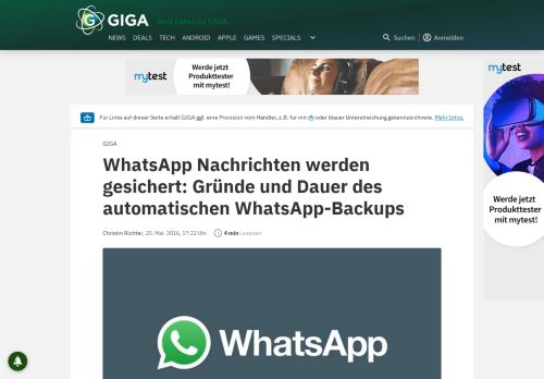 
                            1. WhatsApp Nachrichten werden gesichert: Gründe und Dauer des ...