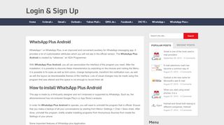 
                            11. WhatsApp Plus Android - Download WhatsApp+ for ... - Login & Sign Up