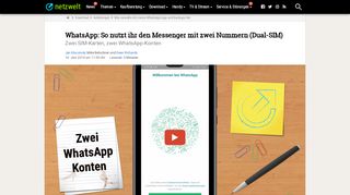 
                            3. WhatsApp: So nutzt ihr den Messenger mit zwei Konten (Dual-SIM ...