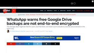 
                            10. WhatsApp warns free Google Drive backups are not end-to-end ...